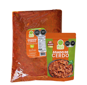 <strong>PRESENTACIÓN 227gr. y 2kg.</strong></br>Guiso de proteína vegetal y carne de cerdo, una receta basada en la tradición del platillo típico del noroeste de México.